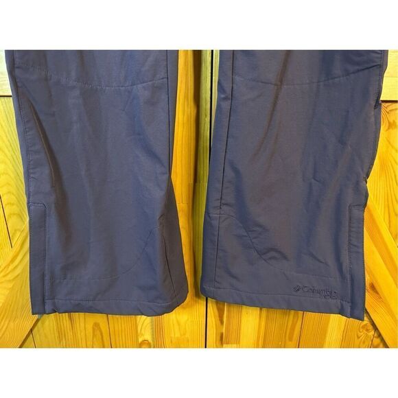 Columbia XCO Pants Womens XL Bootcut Purple Softshell Stretch Lined Zip Ankle (0 - Picture 2 of 10